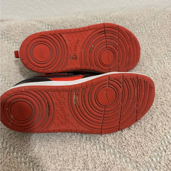 Nike Court Borough Low Recraft – Kids’ Size 2Y | Red & Black - Picture 6 of 8